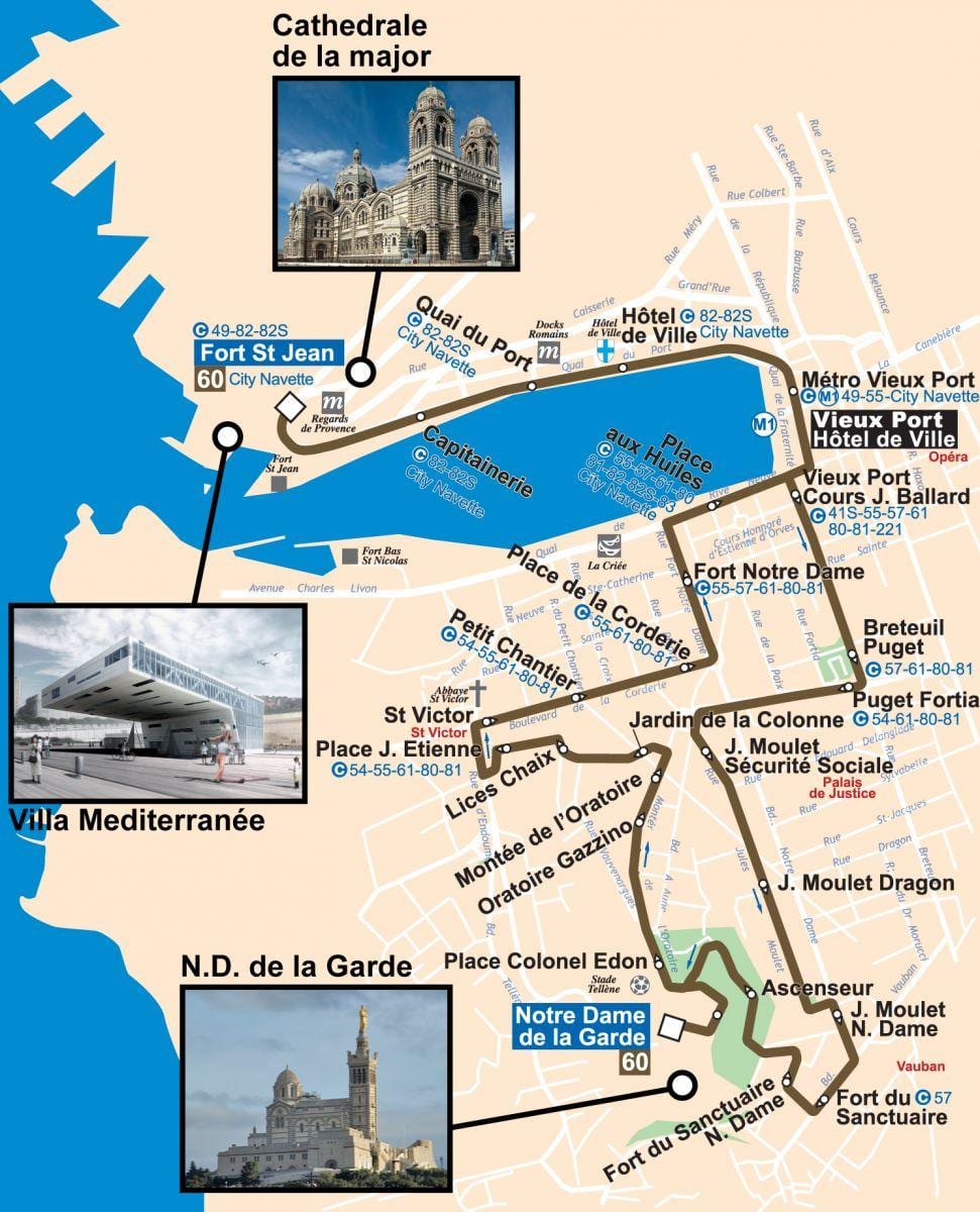 kartu autobusne Marseille 60 kartica