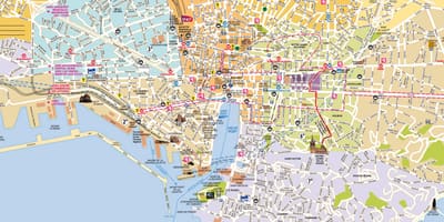 Karta Marseille vrt 